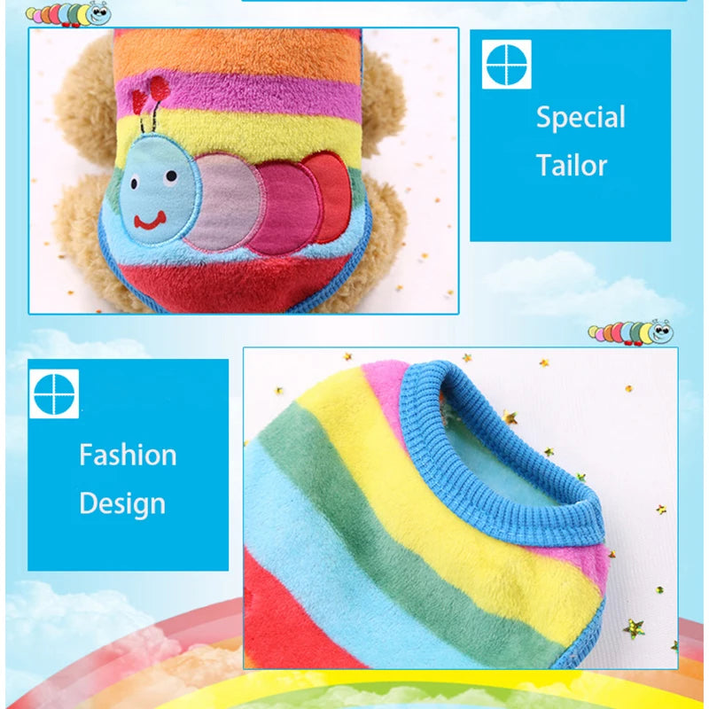 Colete de Inverno em Flanela para Cães e Gatos Pequenos – Roupa Quentinha, Macia e Estilosa | XXS ao M