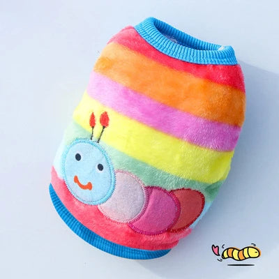 Colete de Inverno em Flanela para Cães e Gatos Pequenos – Roupa Quentinha, Macia e Estilosa | XXS ao M