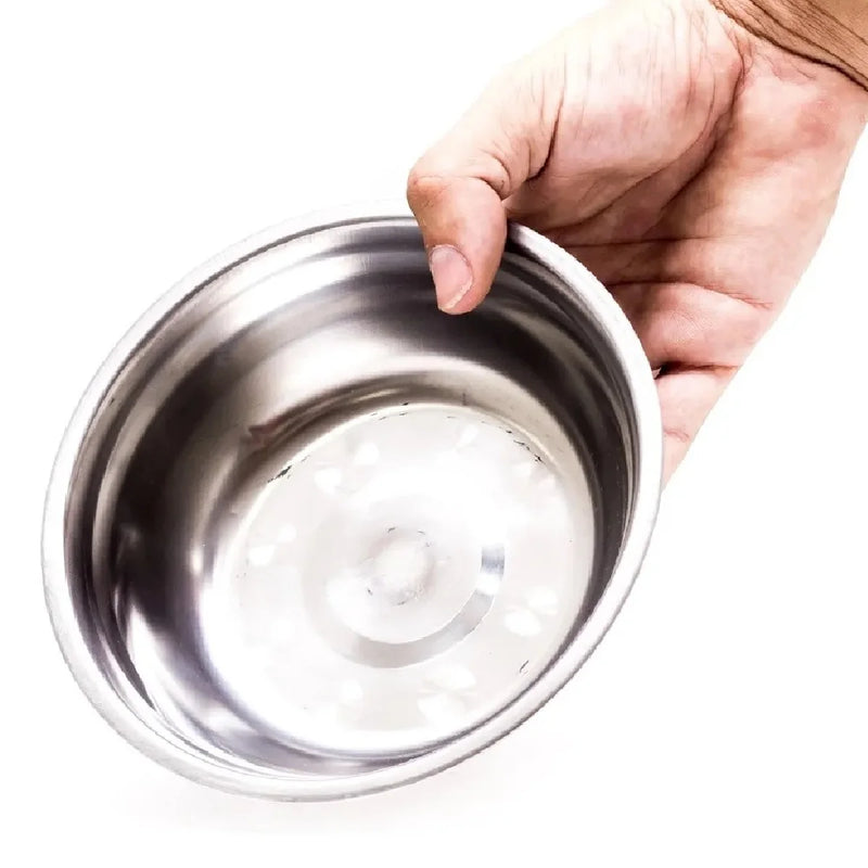 Kit com 10 Tigelas Redondas de Aço Inoxidável 13cm – Resistência e Versatilidade para sua Cozinha