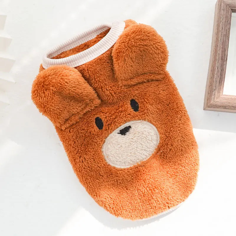 Colete de Inverno em Flanela para Cães e Gatos Pequenos – Roupa Quentinha, Macia e Estilosa | XXS ao M