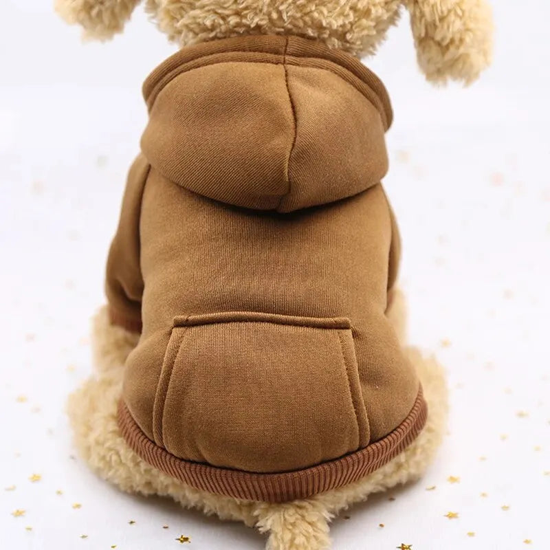 Casaco com Capuz para Cachorro – Roupa de Inverno Quentinha e Estilosa para Pets Pequenos | Moda Outono/Inverno