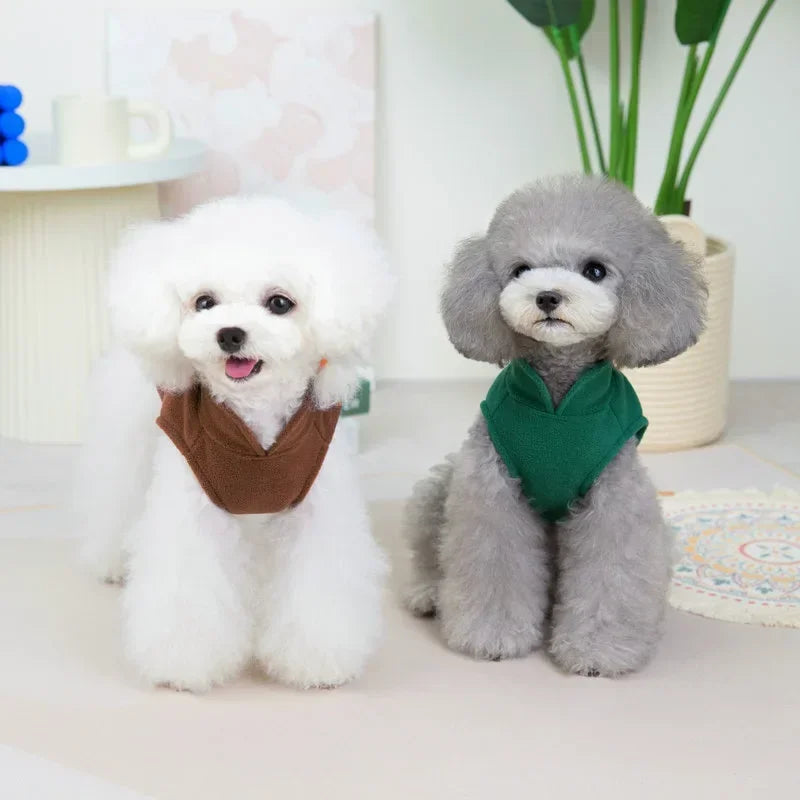 Casaco de Inverno para Cães Pequenos | Roupa Pet em Lã Fleece Quentinha – Chihuahua, Bulldog, Yorkshire