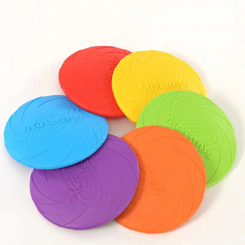 OUZEY Disco Voador Resistente para Cães – Brinquedo Interativo e Durável para Treinamento e Diversão ao Ar Livre