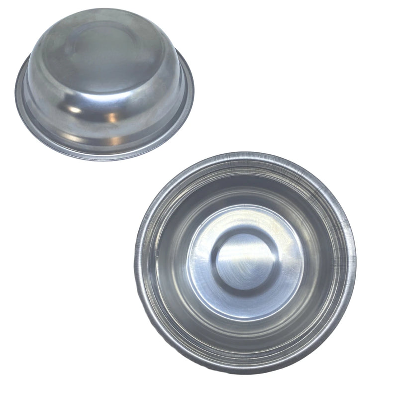 Kit com 10 Tigelas Redondas de Aço Inoxidável 13cm – Resistência e Versatilidade para sua Cozinha
