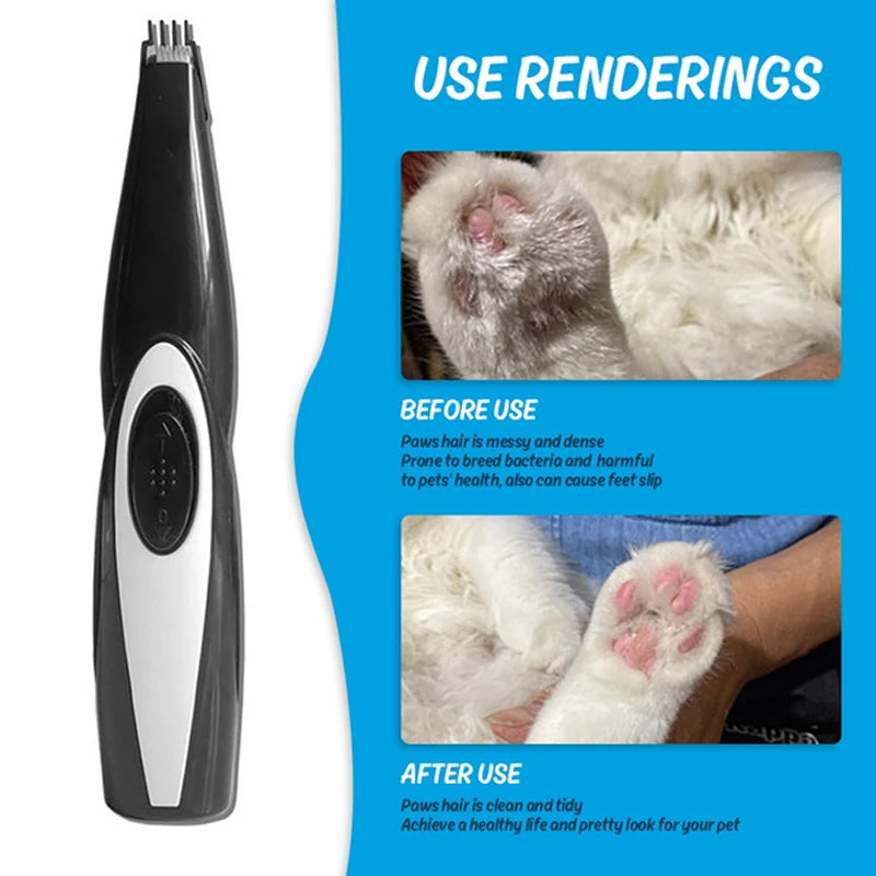 Máquina de Tosa Profissional Recarregável para Cães e Gatos – Baixo Ruído, Potência e Precisão