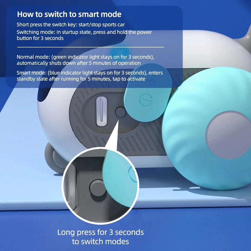 AuMigo TurboPet – Carrinho Interativo Inteligente para Gatos e Cães