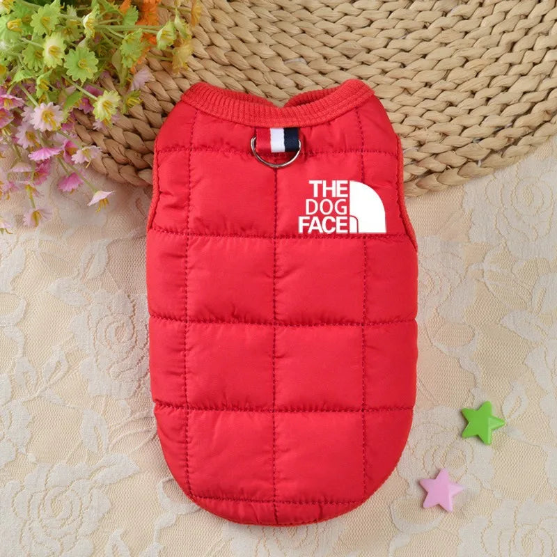 Casaco Fashion Inverno para Cachorros | Look Estiloso com Logo 3D | Ideal para Chihuahua, Bulldog e Cães Pequenos