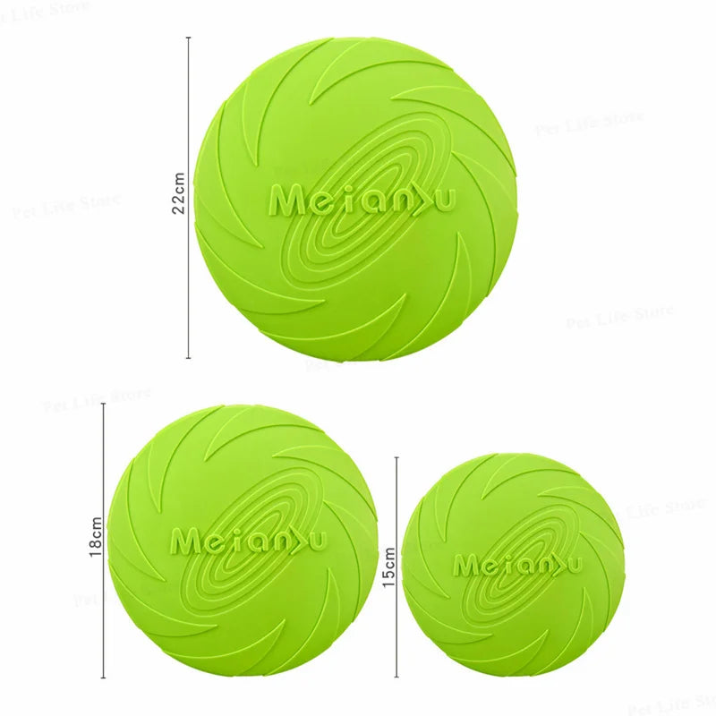 OUZEY Disco Voador Resistente para Cães – Brinquedo Interativo e Durável para Treinamento e Diversão ao Ar Livre