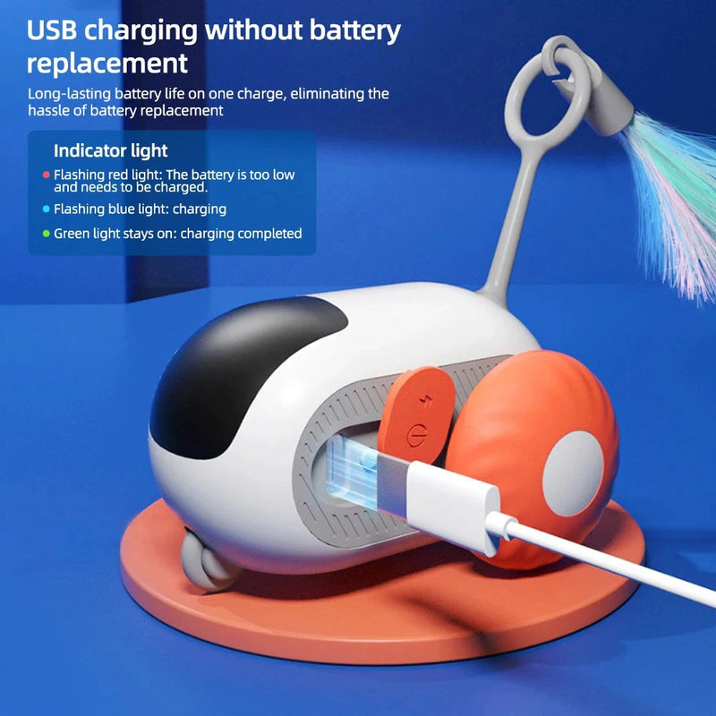AuMigo TurboPet – Carrinho Interativo Inteligente para Gatos e Cães