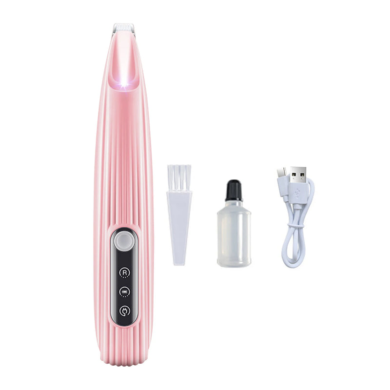 Aparador Portátil para Patas de Cães e Gatos com Luz LED – Trimmer Profissional Recortador de Unhas e Pelos