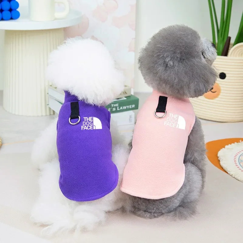 Casaco de Inverno para Cães Pequenos | Roupa Pet em Lã Fleece Quentinha – Chihuahua, Bulldog, Yorkshire