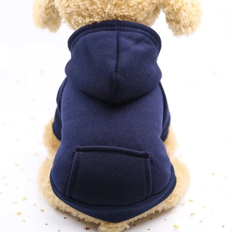 Casaco com Capuz para Cachorro – Roupa de Inverno Quentinha e Estilosa para Pets Pequenos | Moda Outono/Inverno